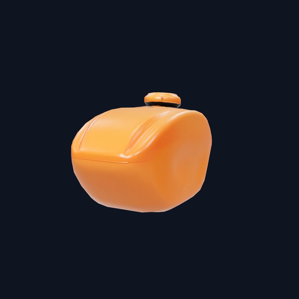 Orange Fuel Tank model pack